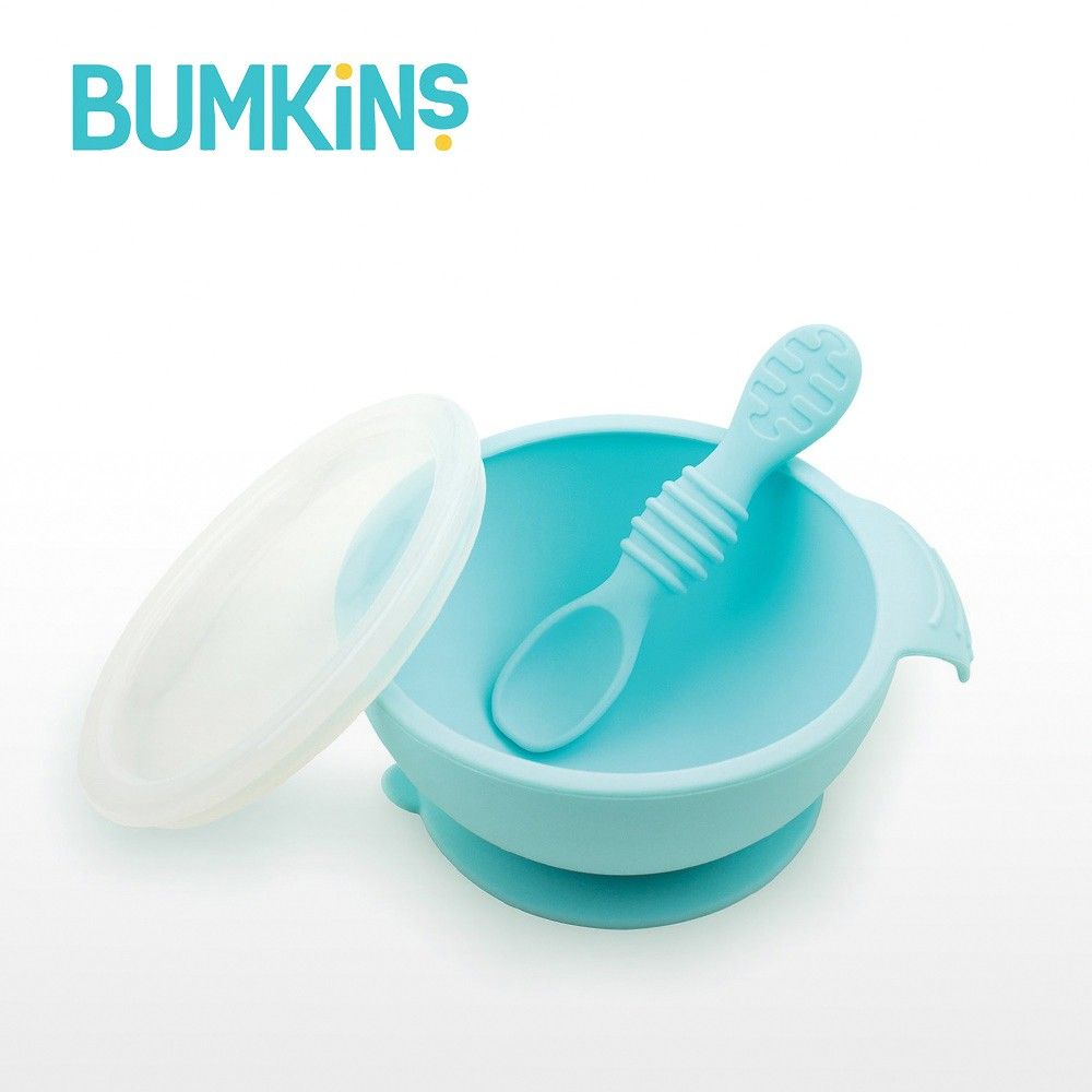 【敲敲嚴選】Bumkins 寶寶矽膠餐碗組系列