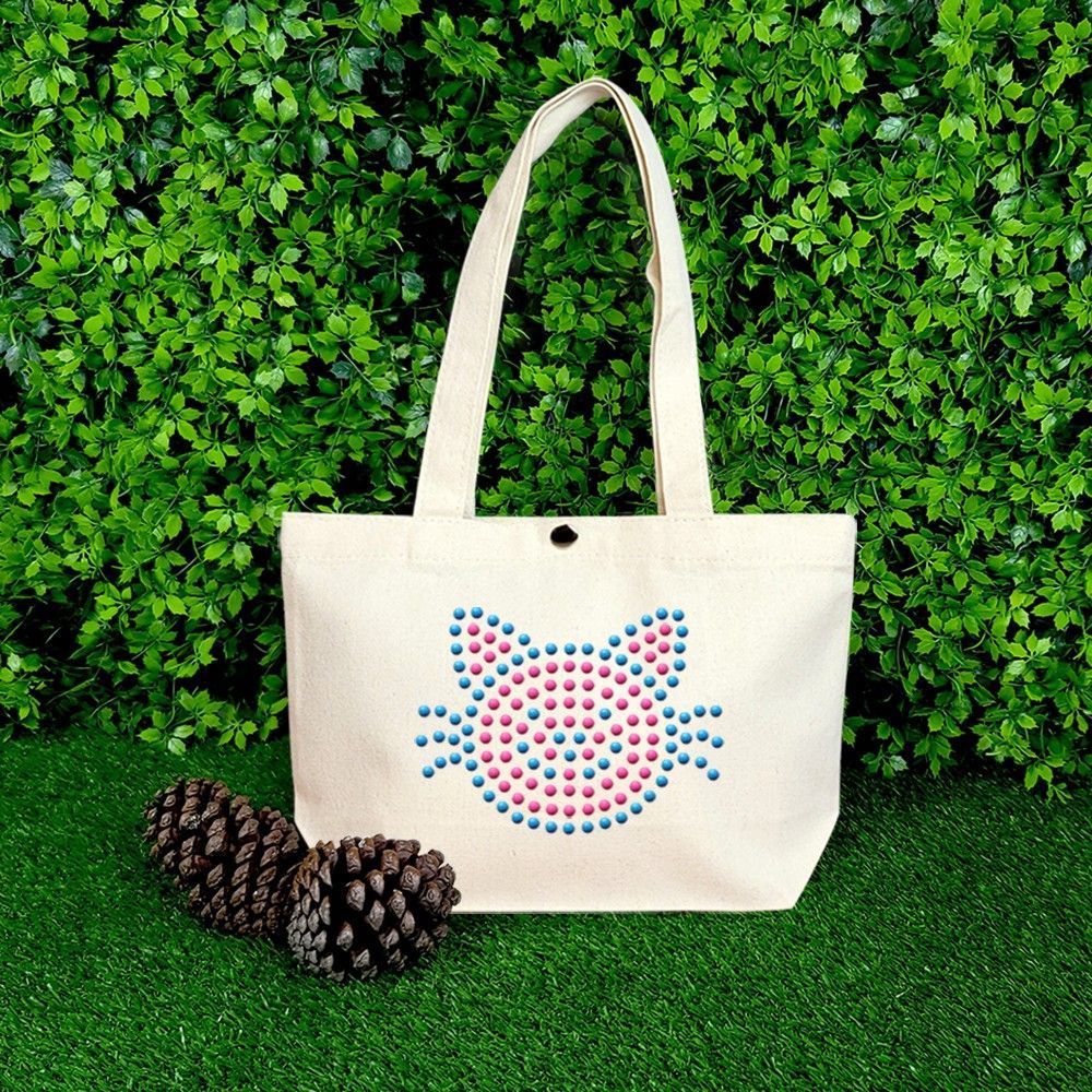 材料包】炫彩托特包 - 貓咪 (可換包款)