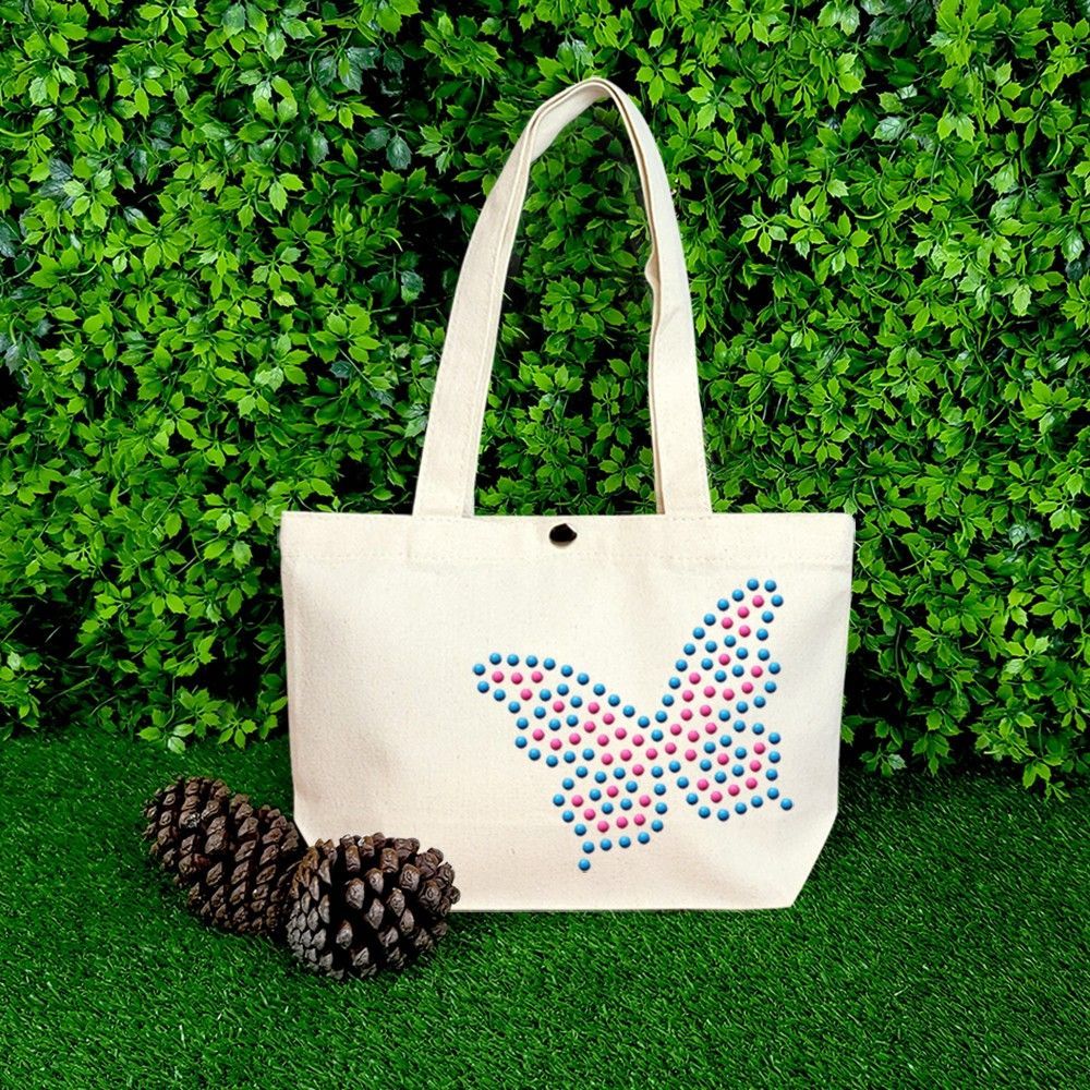 【材料包】炫彩托特包 - 蝴蝶 (可換包款)