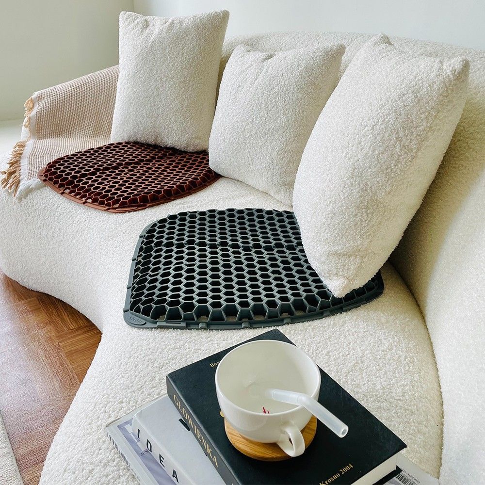 【敲敲嚴選】 PDAPAD 液態矽膠蜂巢減壓坐墊