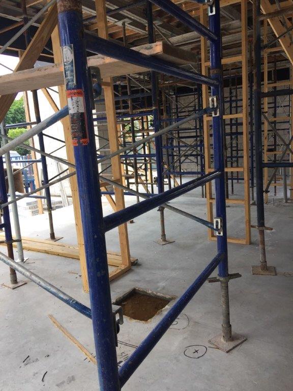 Metal Scaffold In Construction Building — Miami, FL — J & M Scaffolds of Florida