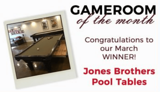 jones brothers pool tables, pool tables, bar games