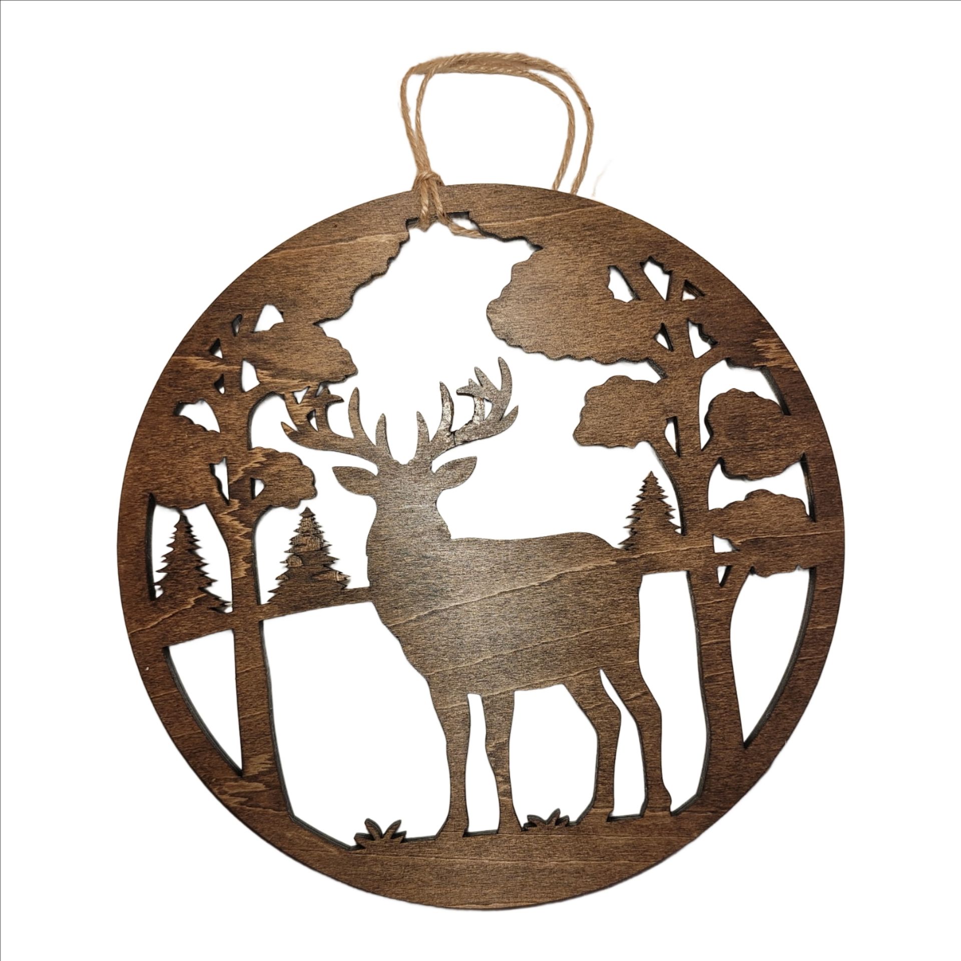Rustic Deer Silhouette Sign