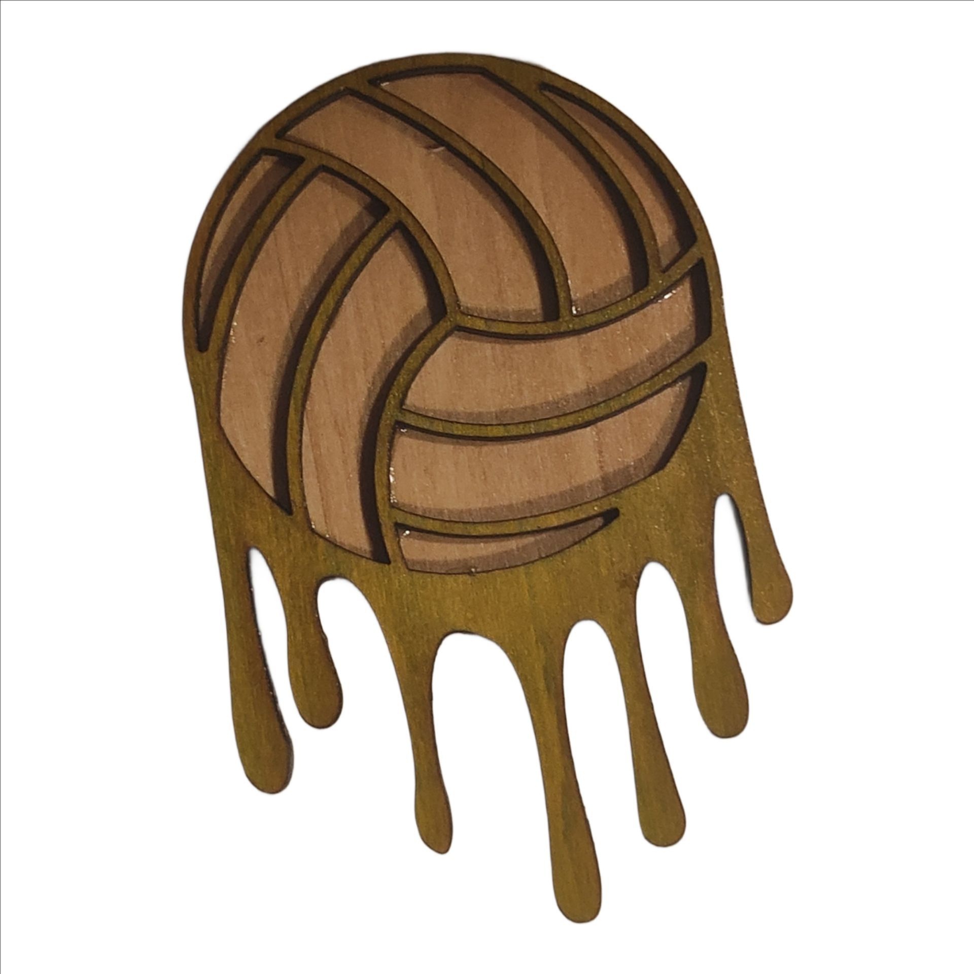 Game Melt Series Two-Layered Wooden Sports Art