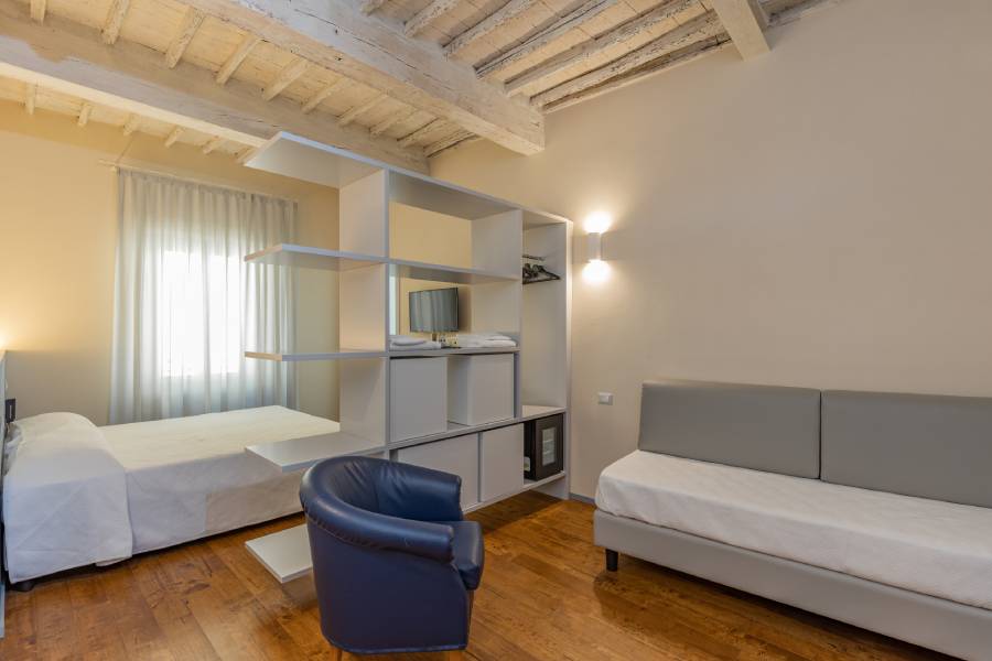 camera all'albergo a buonconvento