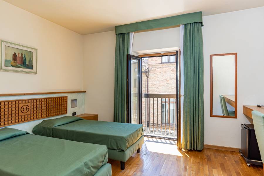 camera doppia all'hotel a buonconvento