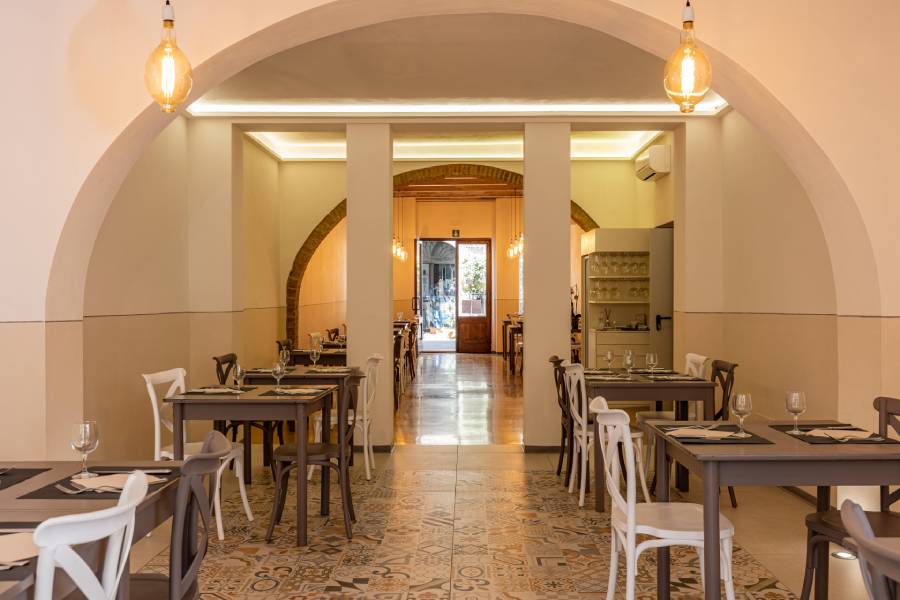 sala del ristorante toscano