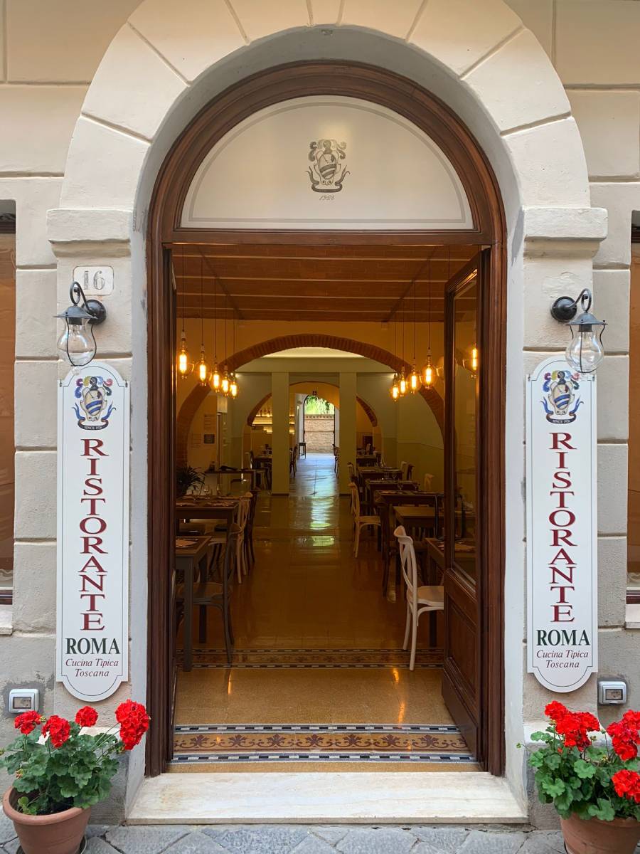 entrance to Tuscan restaurant