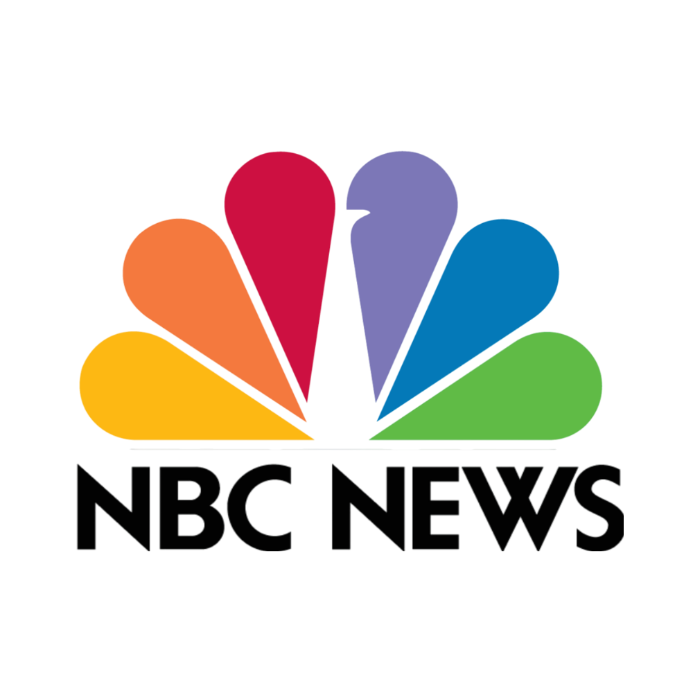 NBC News logo: multicolored peacock and text.