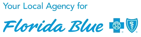 The logo for florida blue says your local agency for florida blue