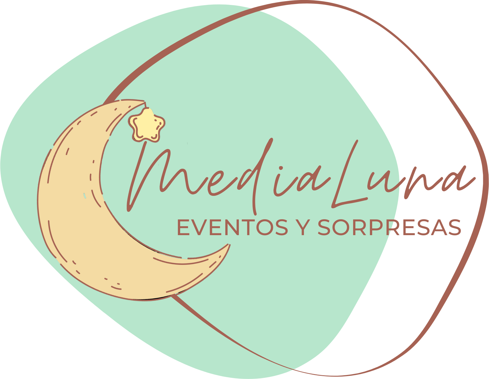 logotipo de medialuna eventos y sorpresas