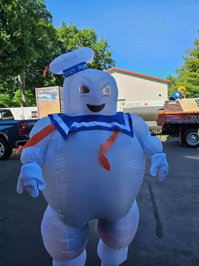 Marshmallow Mascot Character for hire