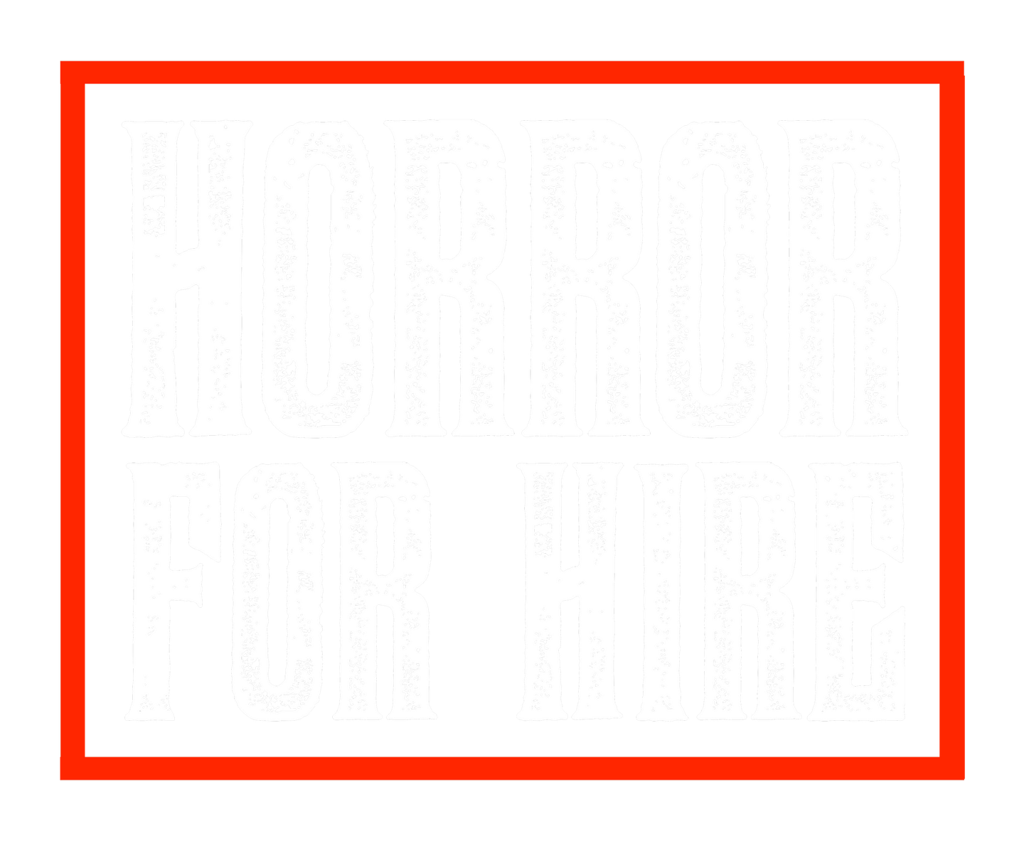 logo for horror for hire