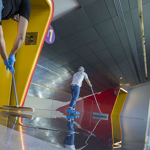 Resin Floor Application