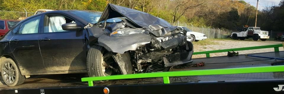 Towing of a Totaled Car