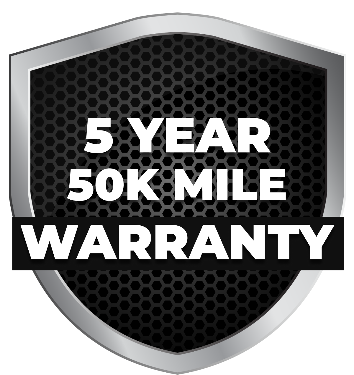5 Year 50K Mile Warranty Logo | Locals Automotive Repair