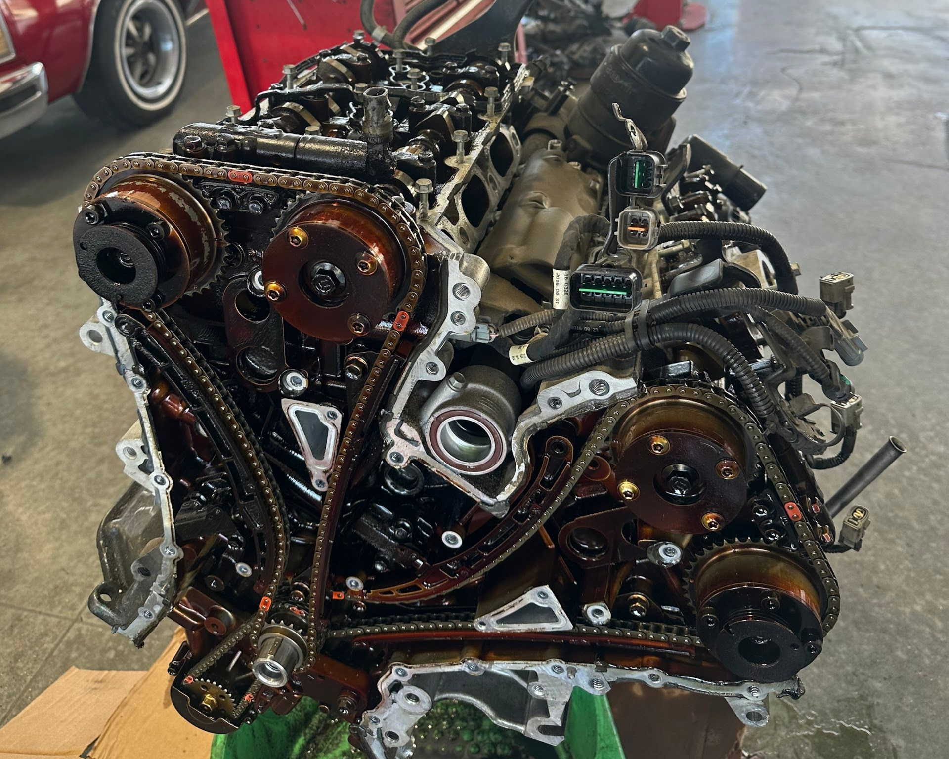Engine Assembly Inside Repair Shop | Locals Automotive Repair