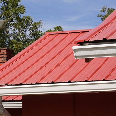 Red Metal Roof — Watsonville, CA — Watsonville Roofing Inc