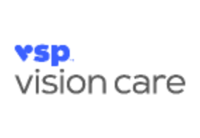 VSP Vision Care logo, with blue 