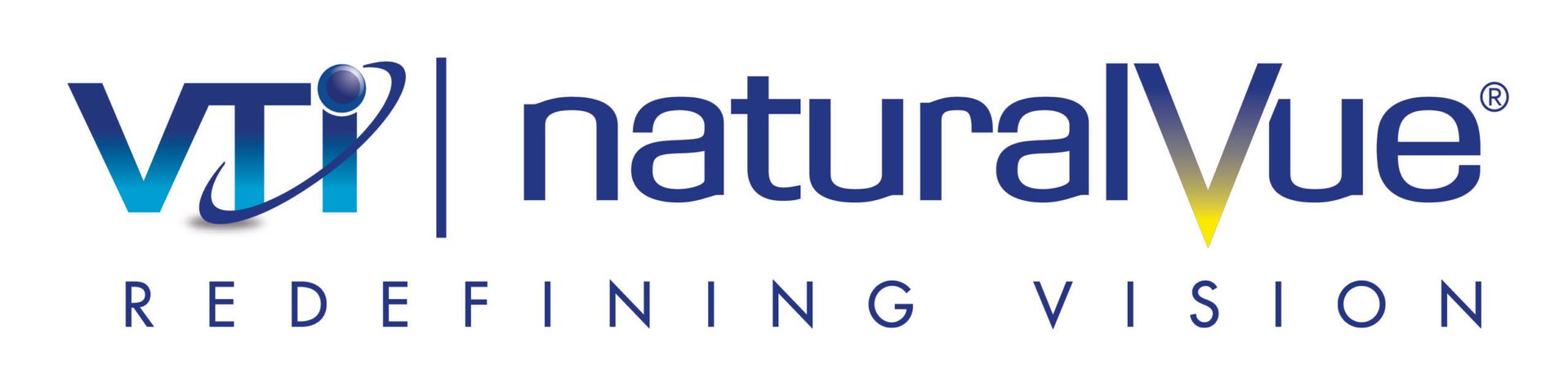 VTI naturalVue® logo with a gradient yellow V and text 