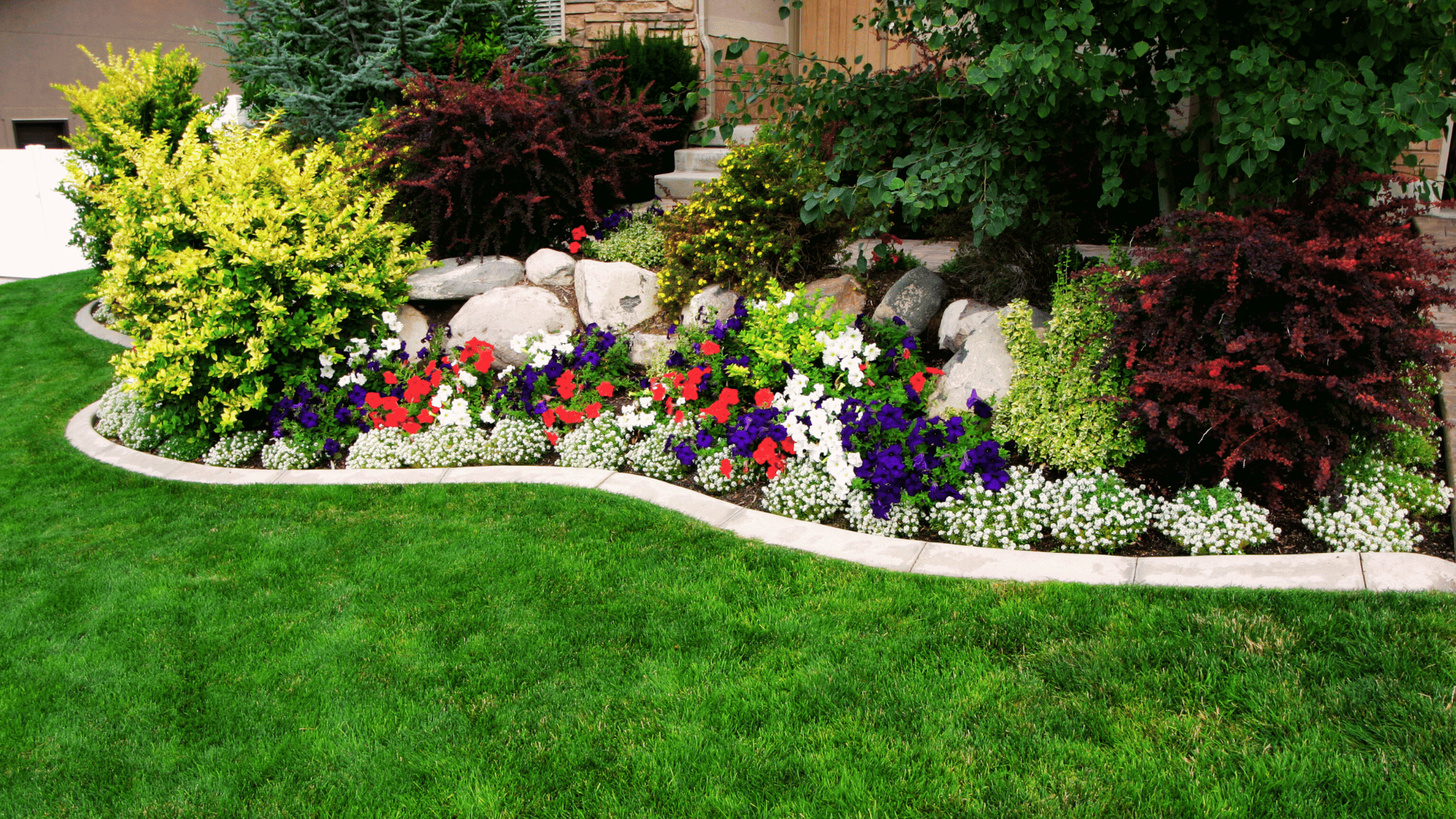 Garden landscaping design