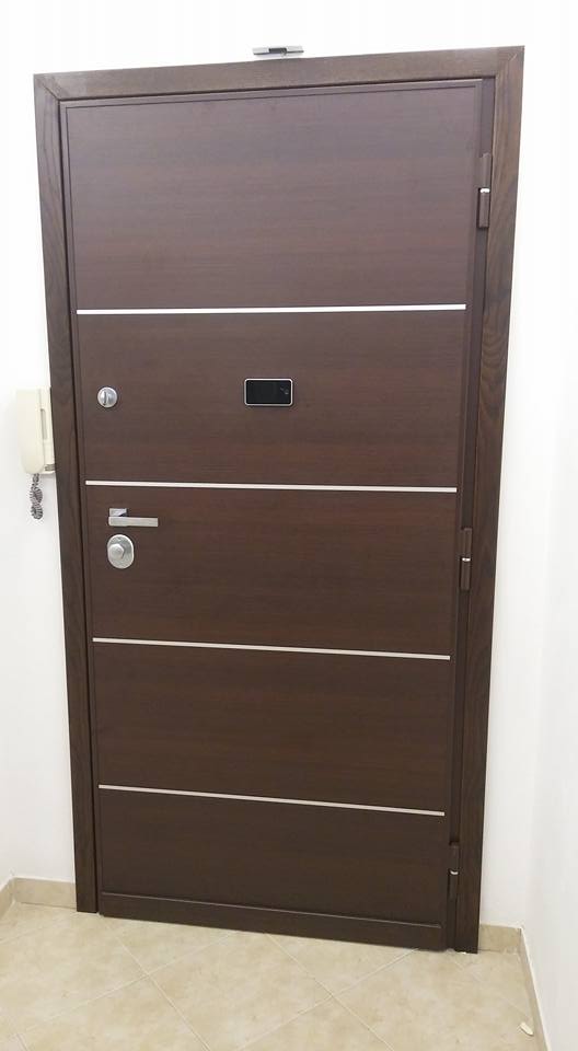 Porta blindata ingresso abitazione in legno massiccio