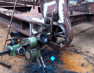 Examples of bore welding in Perth