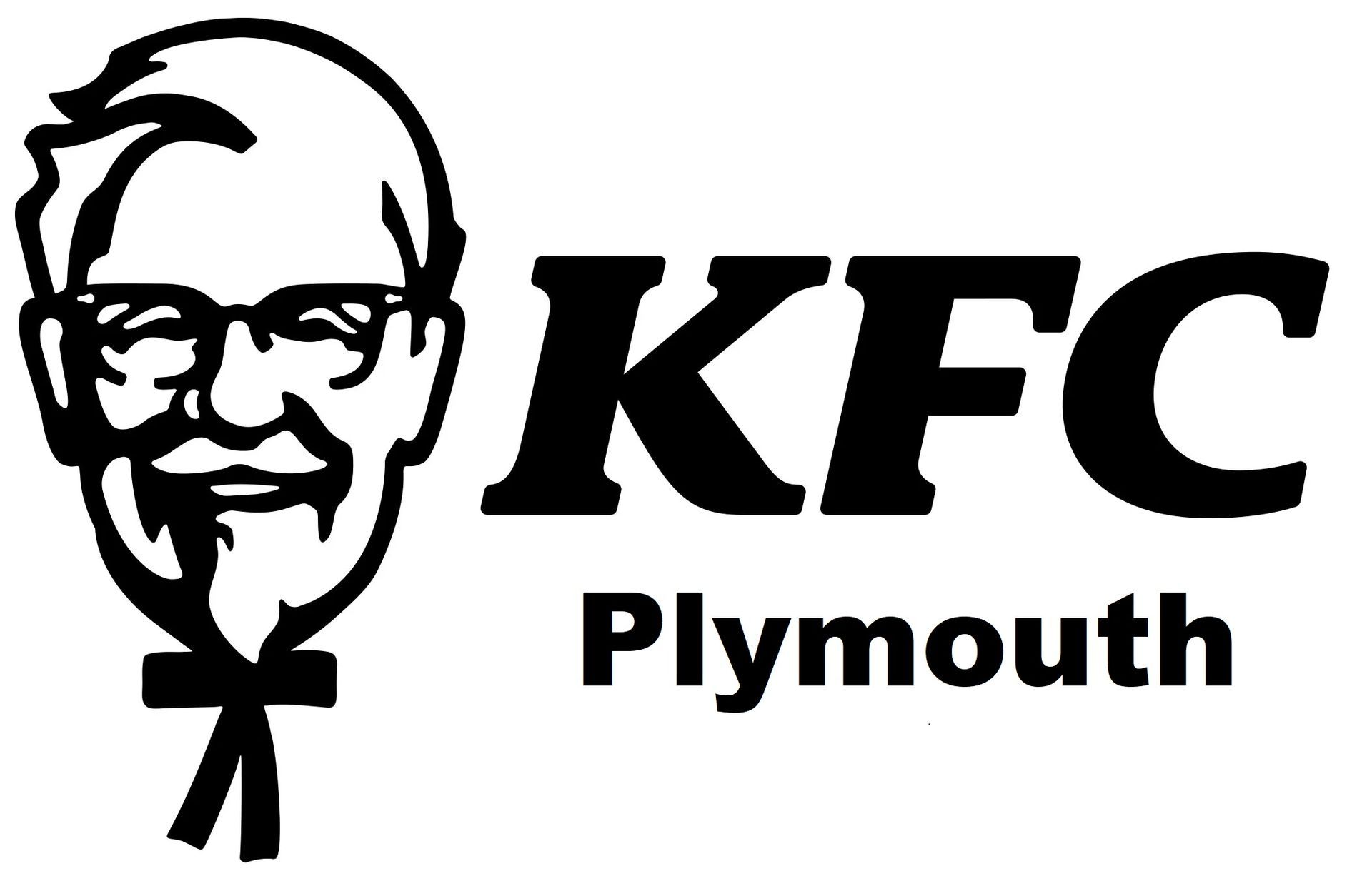 KFC logo with Colonel Sanders and