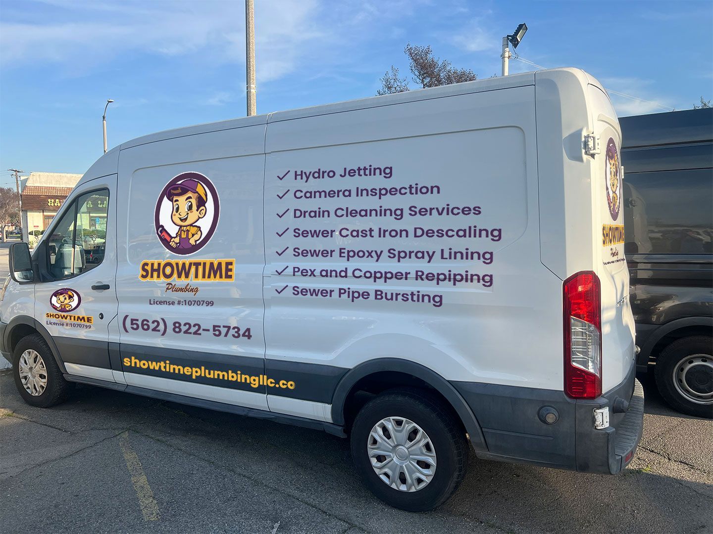 Showtime Plumbing Van