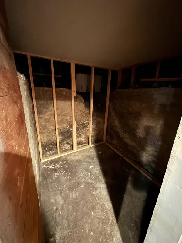 A sauna conversion in Boise, ID by Idaho Sauna Pros hard at work