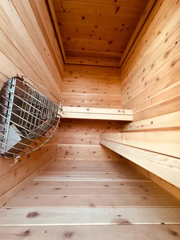 A custom sauna built in Boise ID with Idaho Sauna Pros