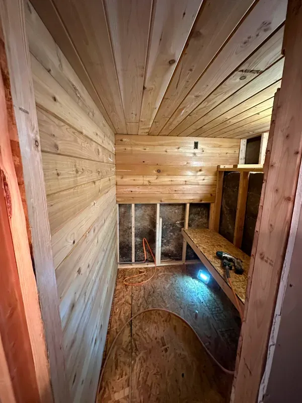 A sauna conversion in Boise ID with Idaho Sauna Pros