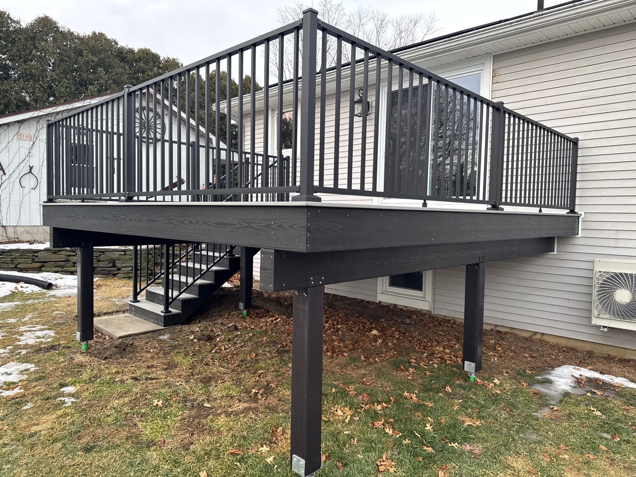 Custom deck construction by Chagnon Building & Remodeling