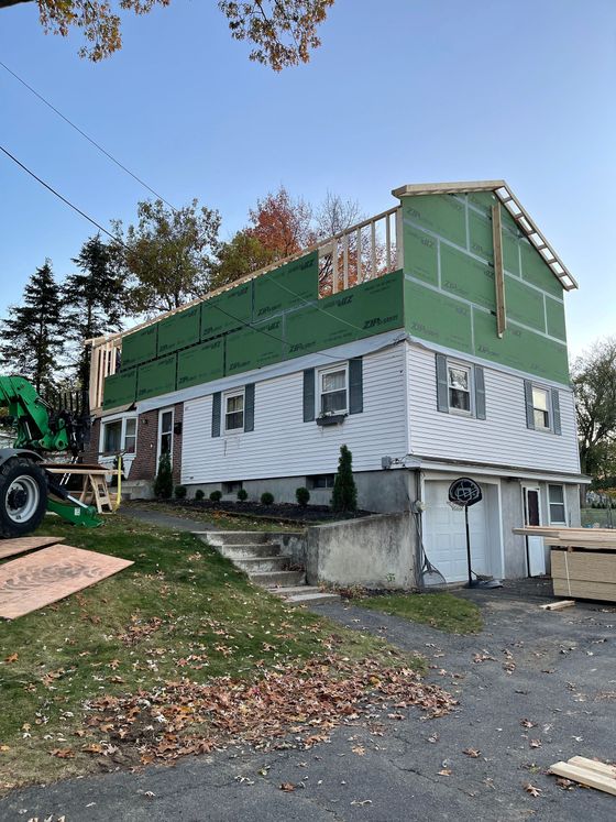 Home addition built by CBR in Hadley MA