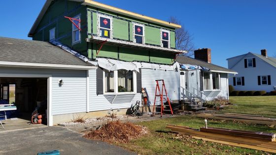 Home addition built by CBR in Hadley MA