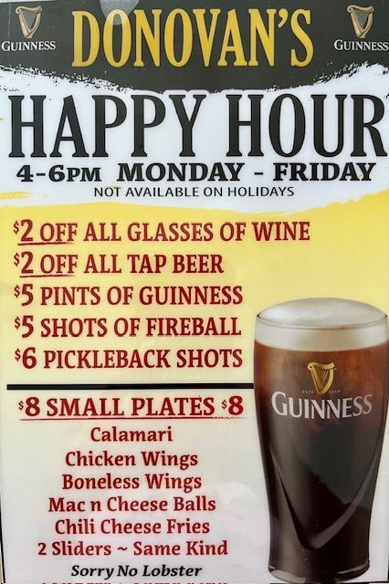 Donovan's Sunday Brunch