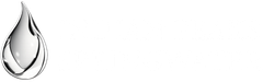 Black-and-white water droplet logo on a white background - Indian Peaks Spring Water