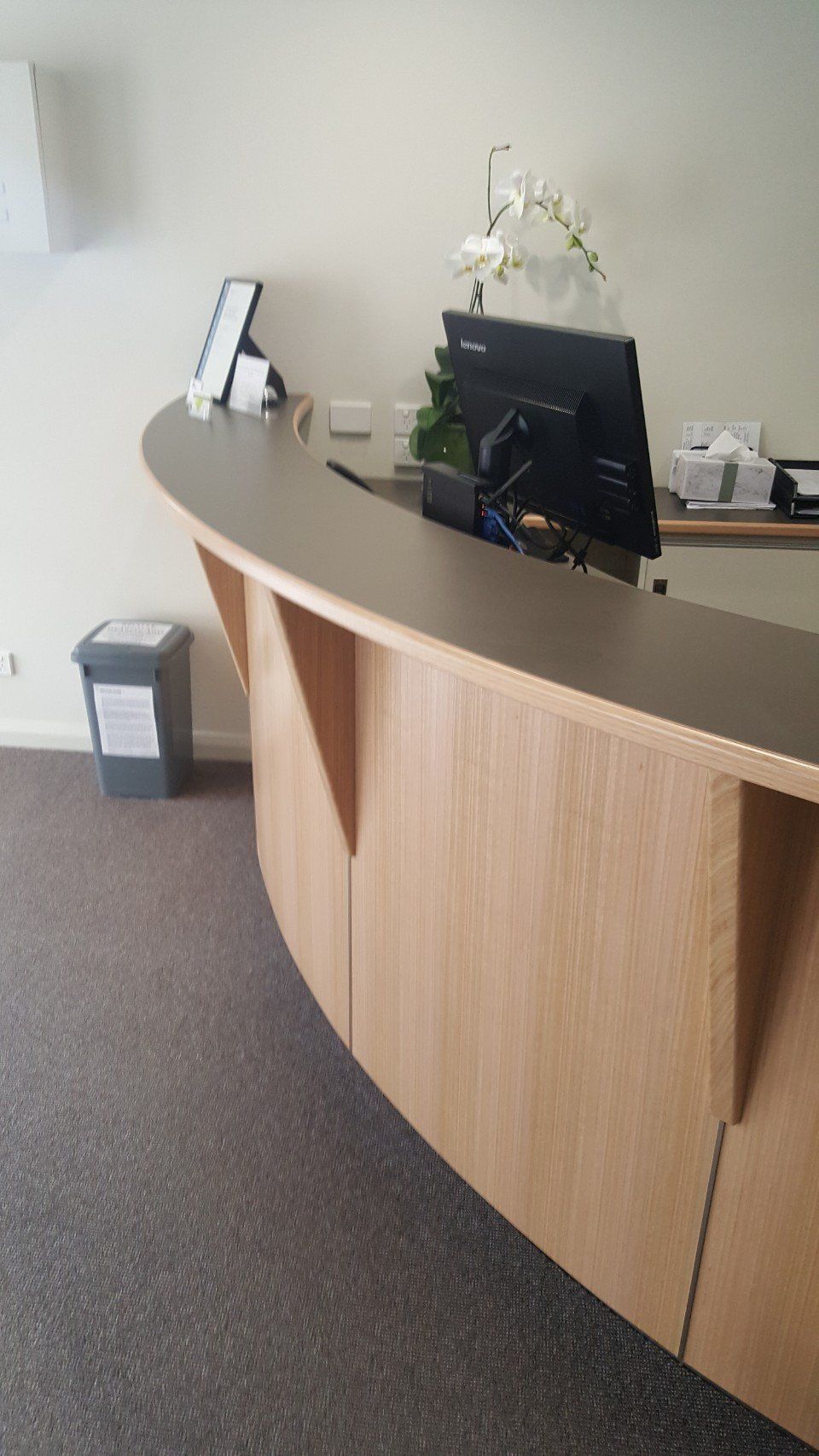 Reception desk