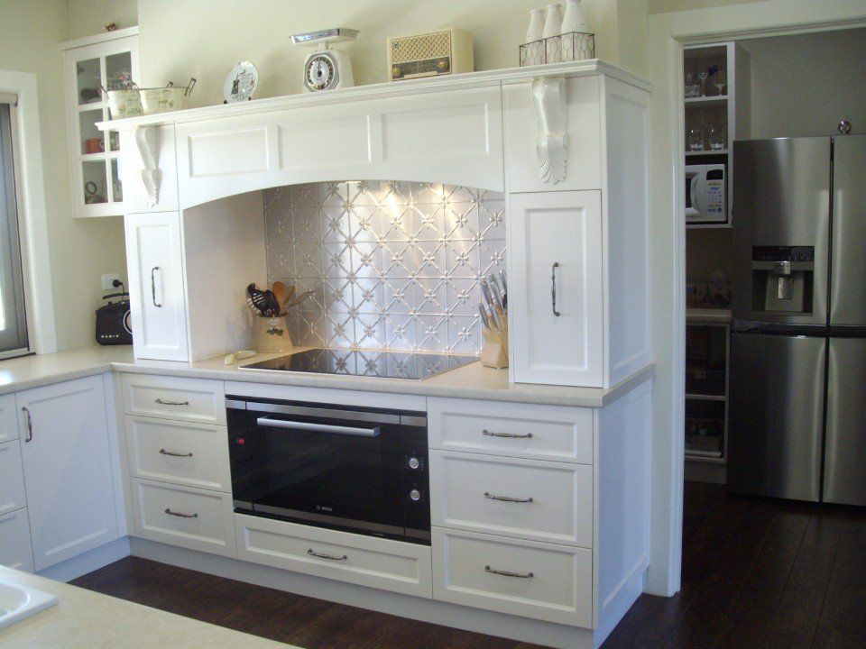 Kitchen storage and cooking area