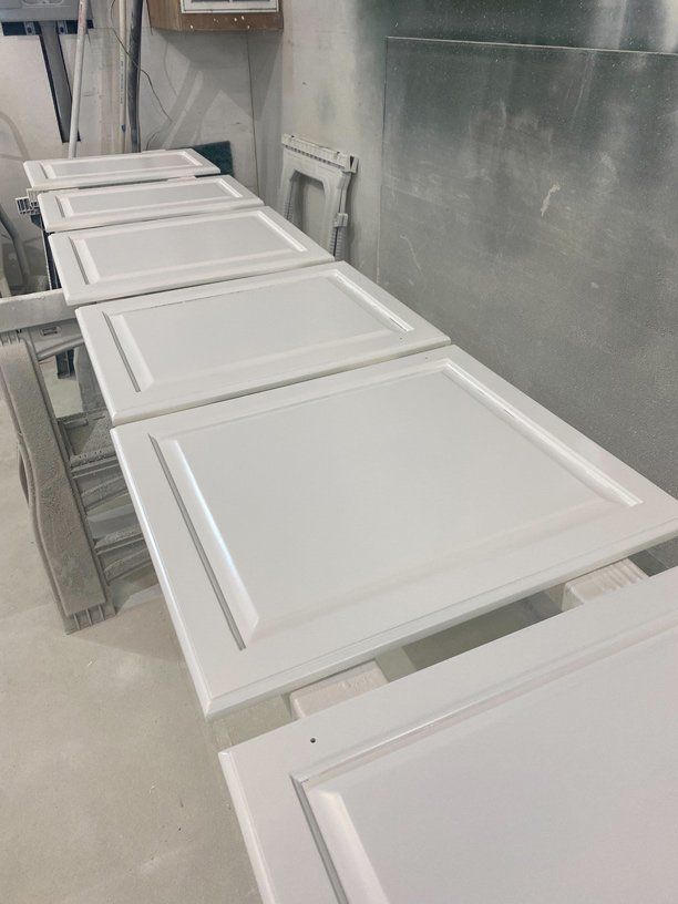 Kitchen Cabinet Doors Painting — Niceville, FL — Andrew Baker Painting