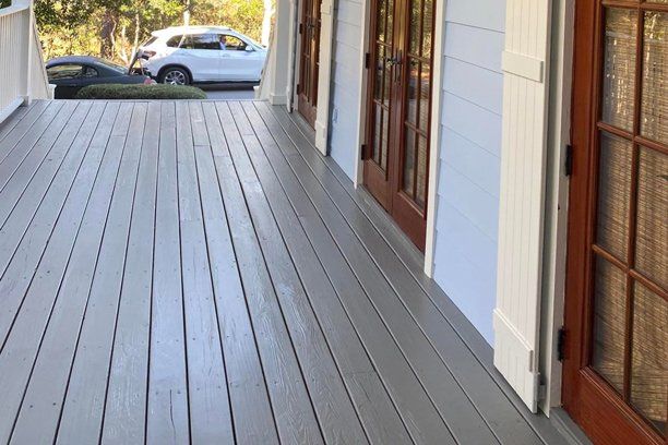 Color Gray Deck Painting — Niceville, FL — Andrew Baker Painting