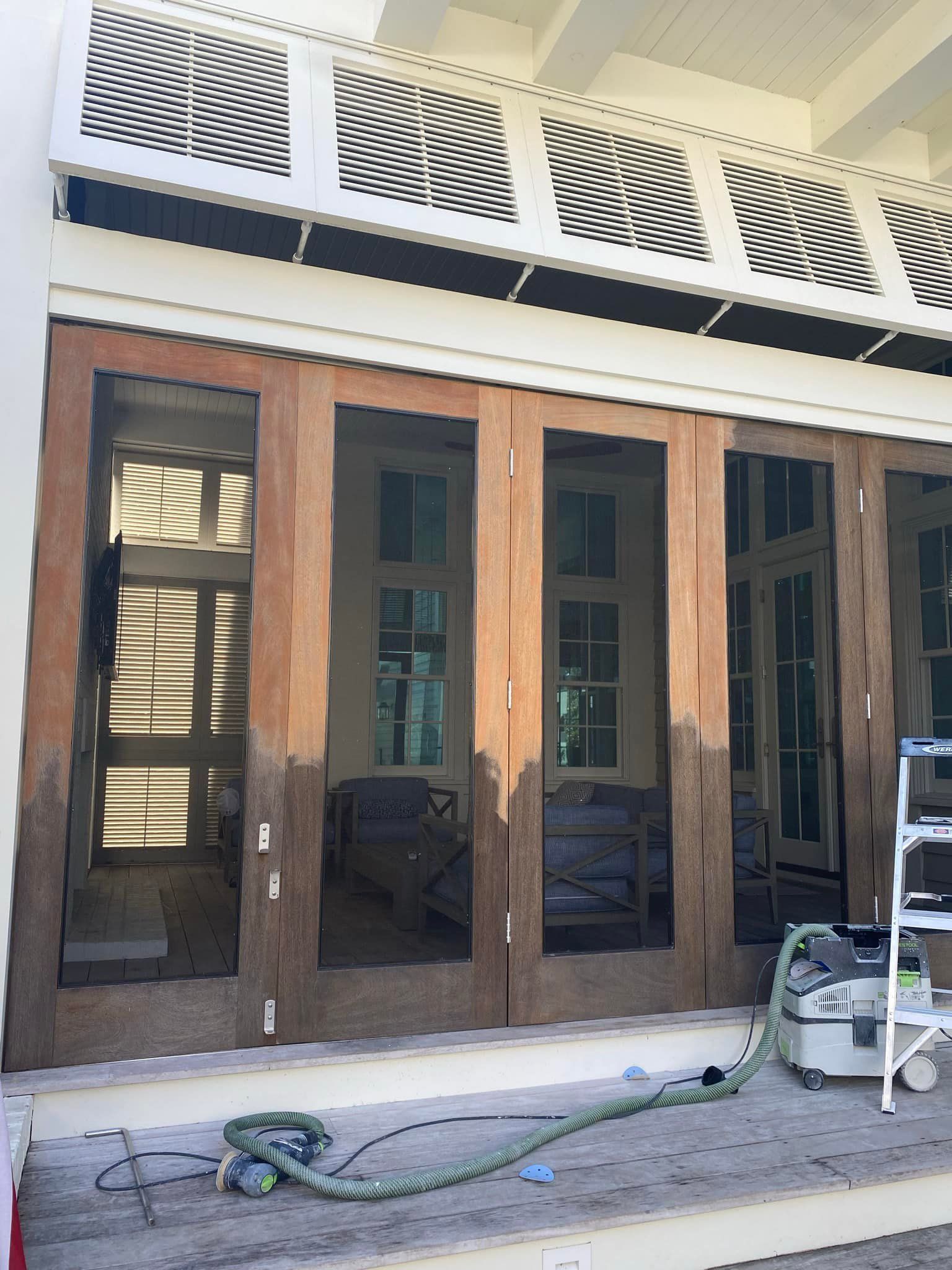 Before Exterior Doors Painting — Niceville, FL — Andrew Baker Painting