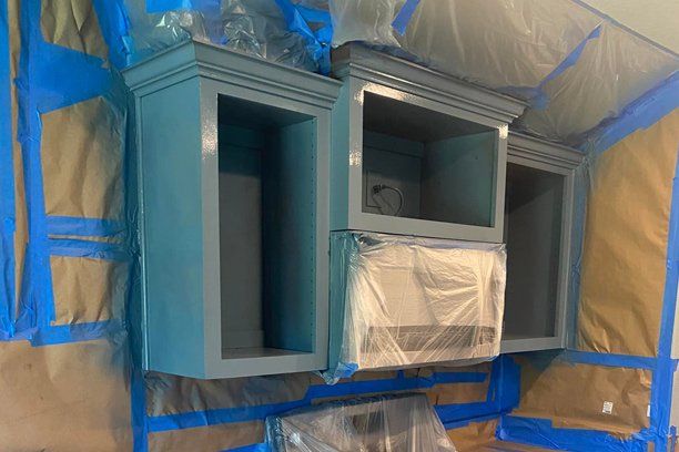 Spray Painting Cabinet — Niceville, FL — Andrew Baker Painting