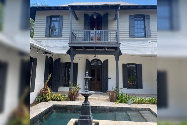 White and Gray Exterior Paint — Niceville, FL — Andrew Baker Painting