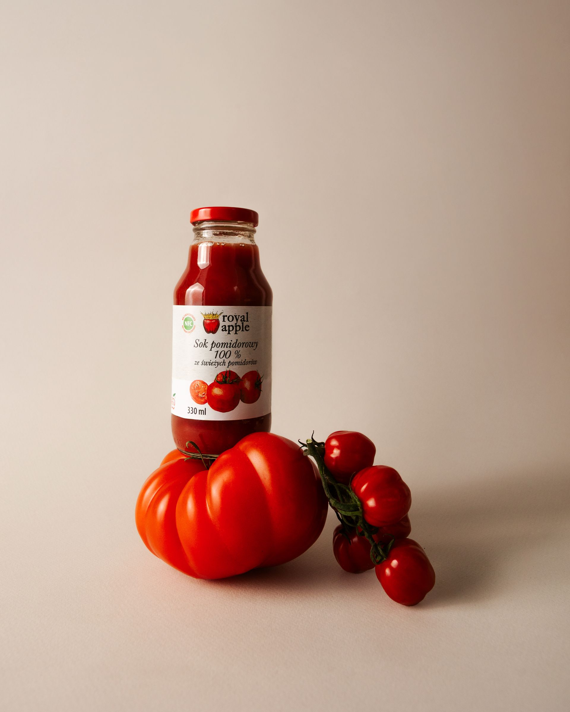 Sok pomidorowy Royal Apple 330 ml x8 - Wielopak