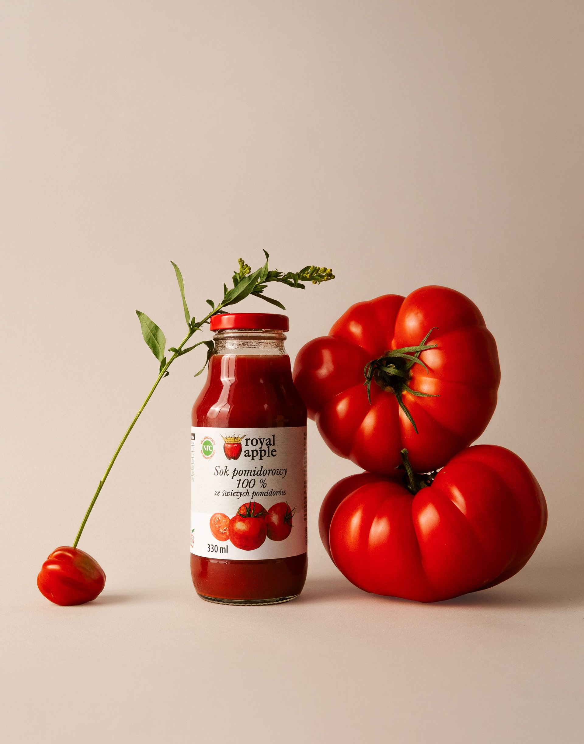 Sok pomidorowy Royal Apple 330 ml x8 - Wielopak