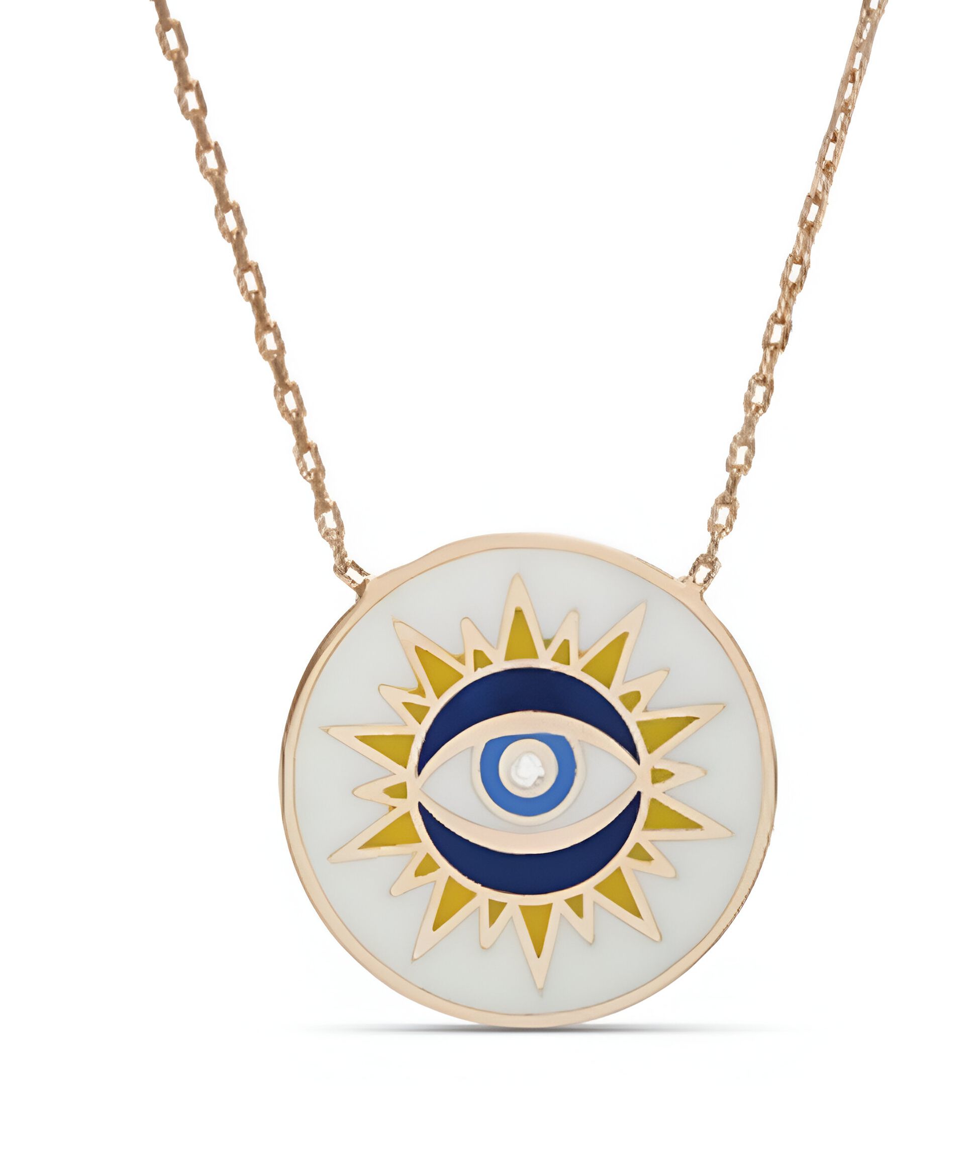 Un collar con un mal de ojo