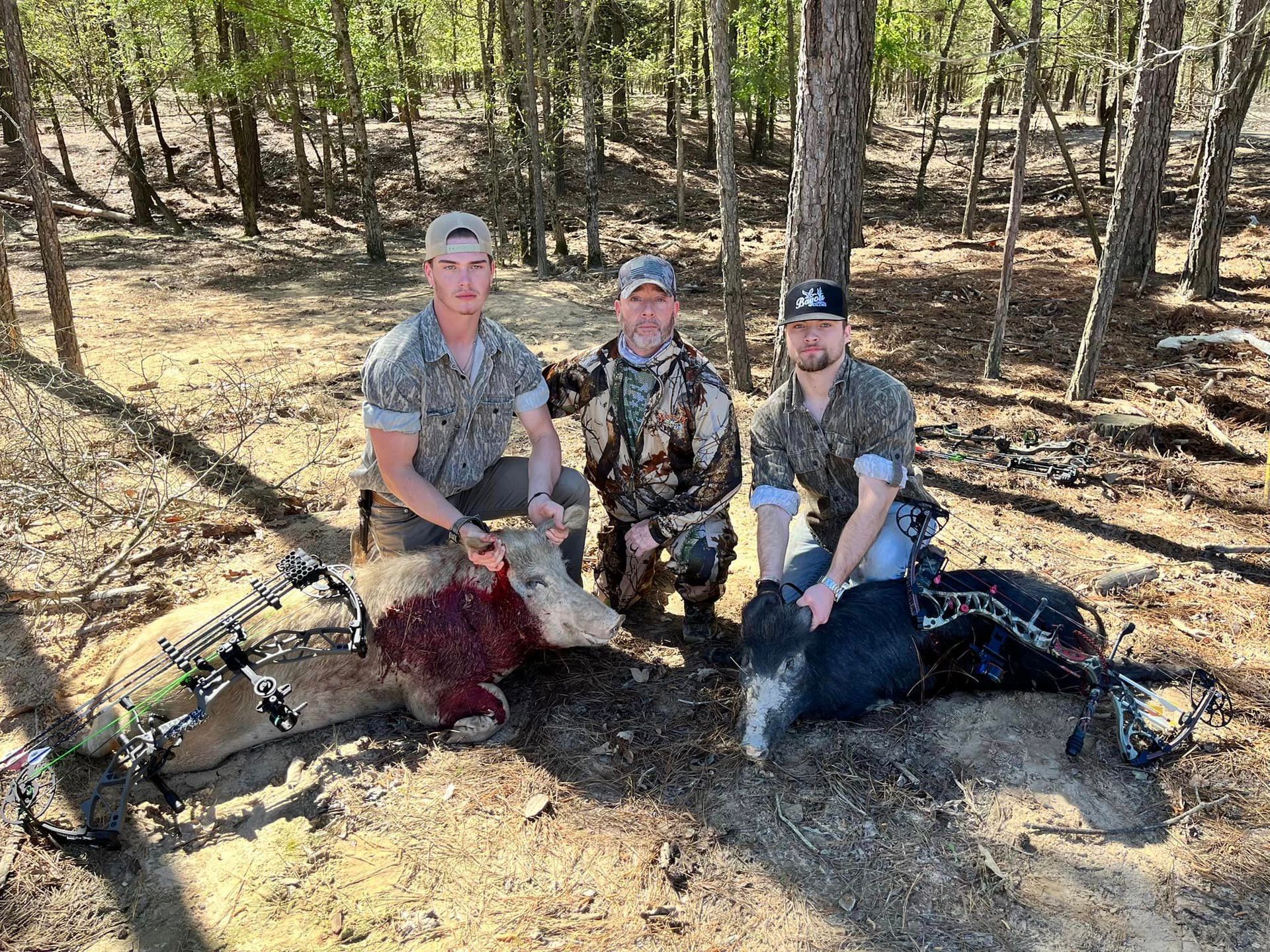 Hog Hunting in the Forest