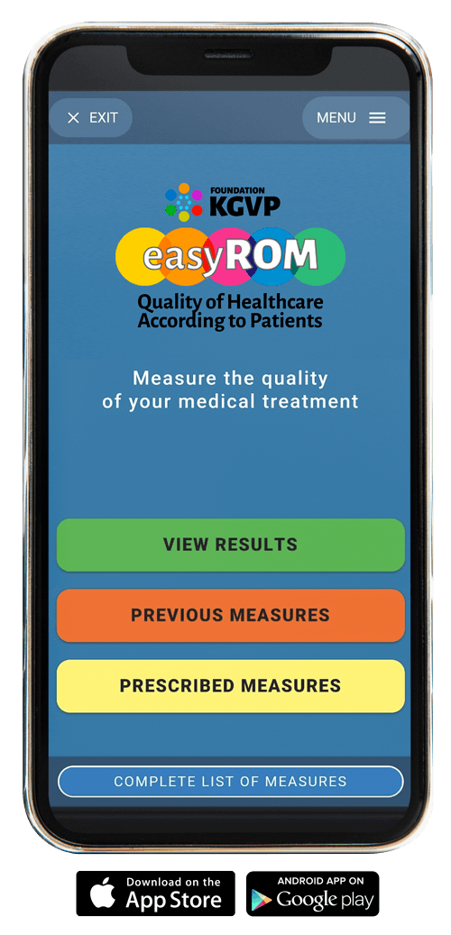 Smartphone app with the logo 