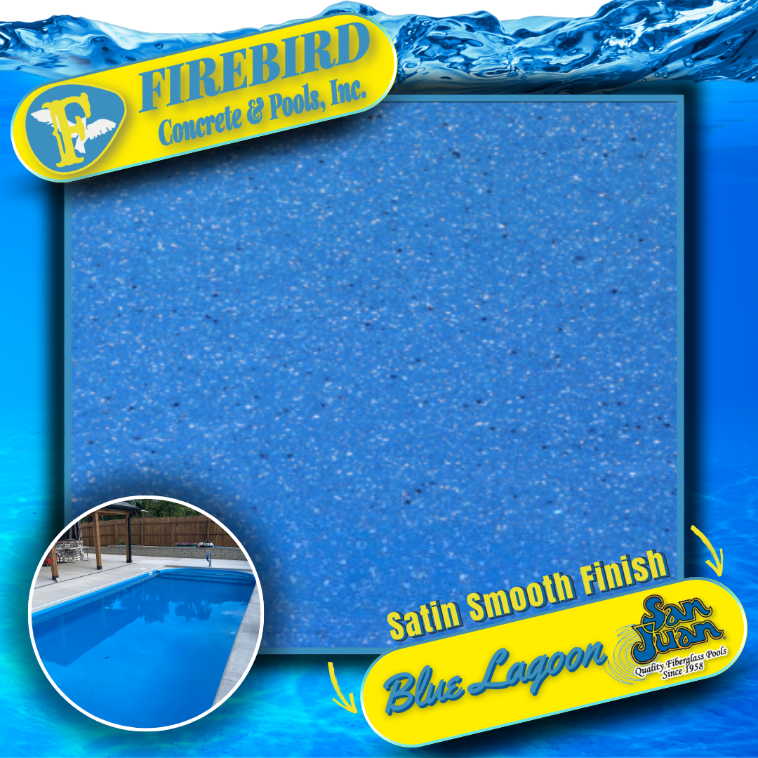 an example of a blue lagoon pool finish